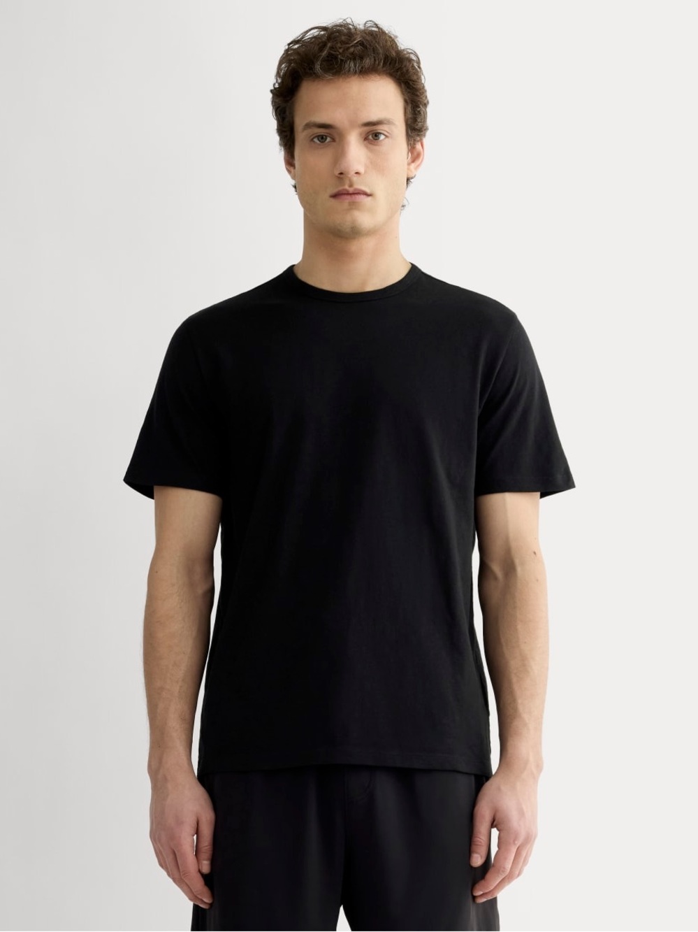 Everlane The Rec Crew Performance T-Shirt Black Men’s L NWT Organic Cotton Blend